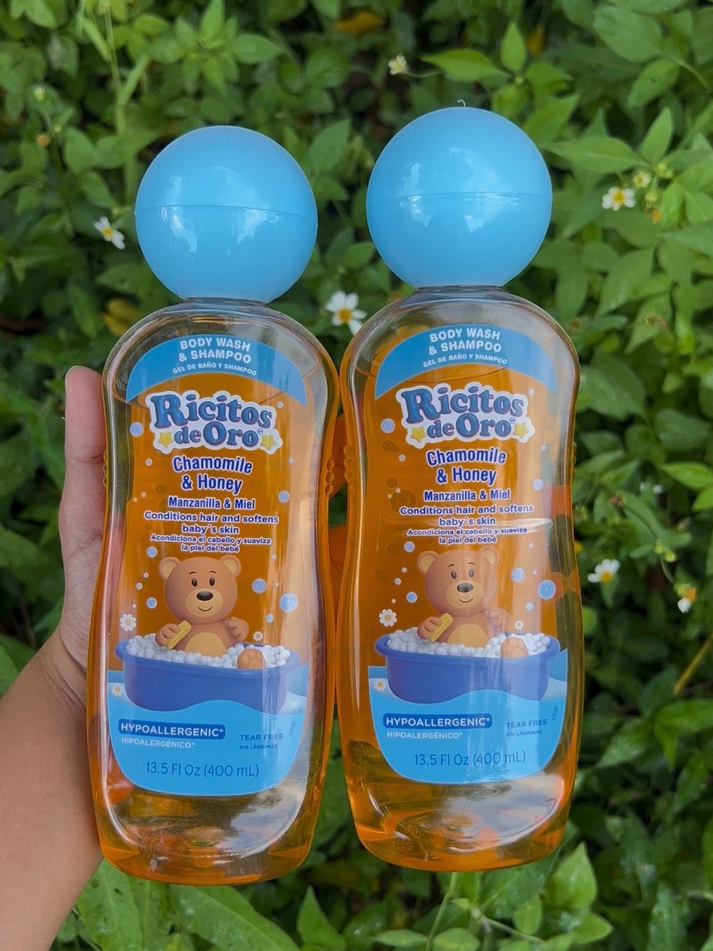 Chamomile & Honey Kids Body Wash & Shampoo - Blue